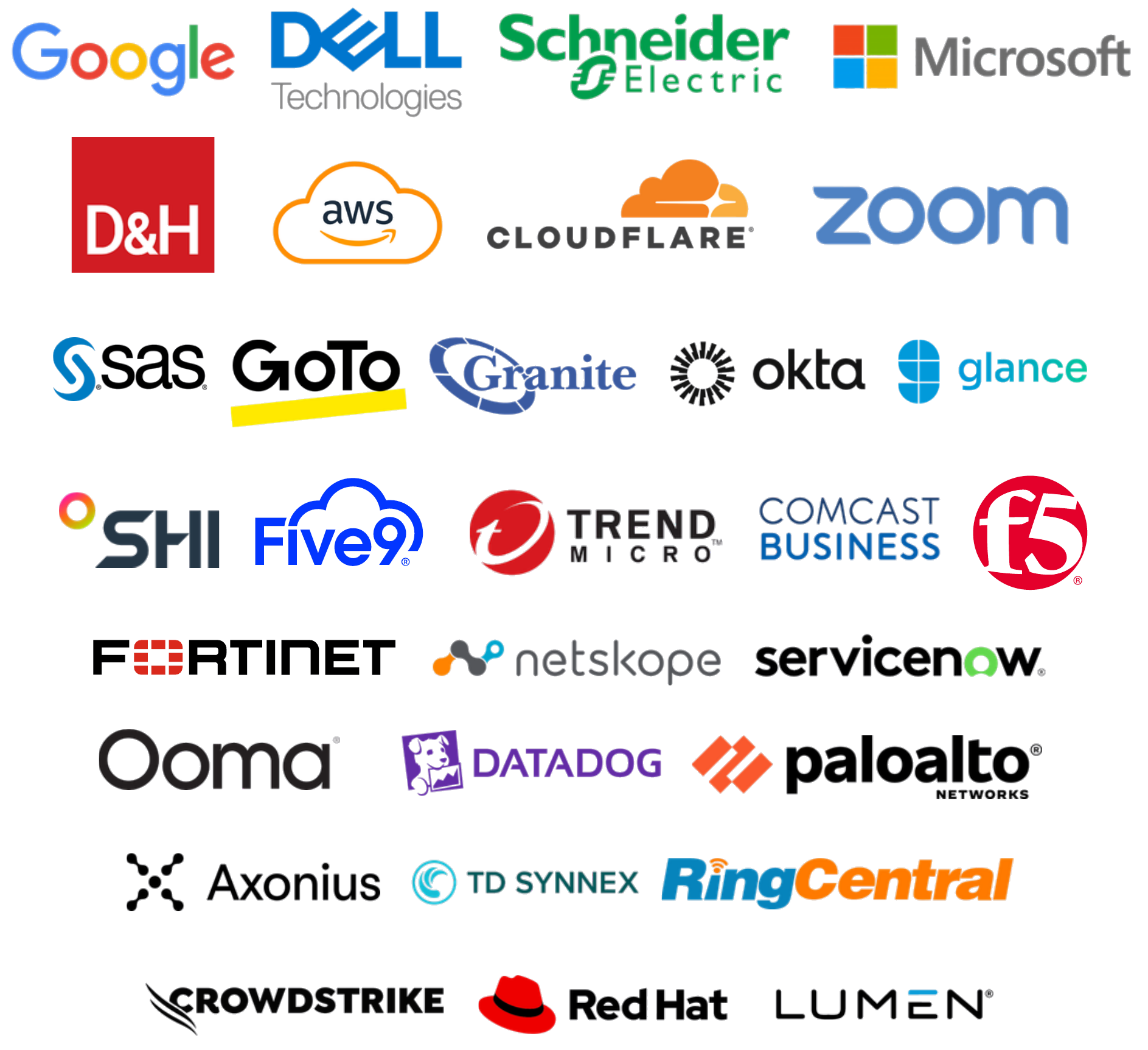 Member company logos